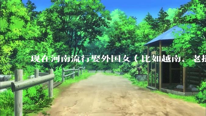 现在河南流行娶外国女（比如越南、老挝）结婚了吗？